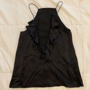 Cami NYC Ruffle Charlie Strap Tank Blouse